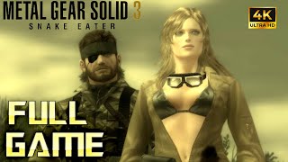 Metal Gear Solid 3: Snake Eater | Full Game 4K Walkthrough | No Commentary