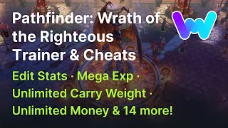 Pathfinder: Wrath Of The Righteous Trainer And Cheat Engine Table