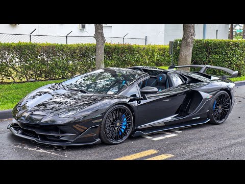 Lamborghini Revuelto, Aventador SVJ, SV, URUS Mansory - BULLS IN ACTION at Lamborghini Miami