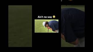 Ain’t no way 😭 #golf #golfswing #fyp #fypシ゚viral #fypシ #viral #viralshort #funny #golffail #fail