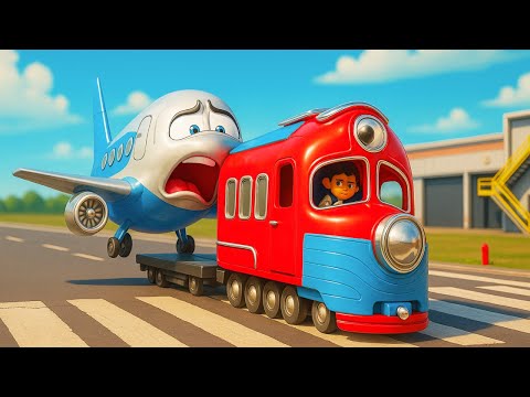 Save the Plan - toy cartoon trains for kids - Kids videos for kids