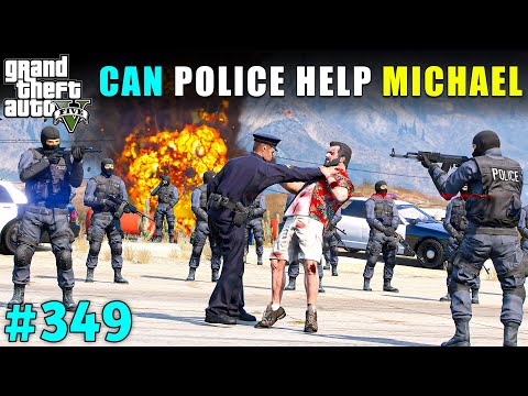 LOS SANTOS POLICE HELP US TO CAUGHT THE BIG GANGSTER | GTA V GAMEPLAY #349 | GTA 5