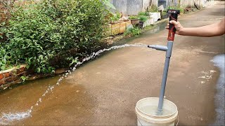 How to Make a Powerful Water Pump using PVC pipe