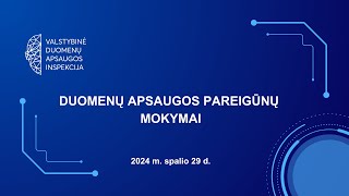 Duomenų apsaugos pareigūnų mokymai (10.29)