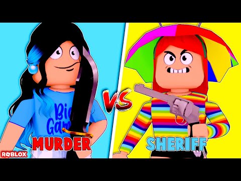 MURDER VS SHERIFF no ROBLOX! 😏