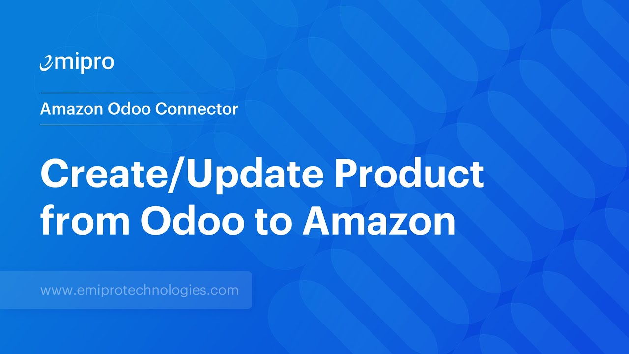 Create/Update Product from Odoo to Amazon | Amazon Odoo Connector | 07.03.2022

When it comes to creating or updating in Amazon, it is very much convenient for the seller to manage it directly from their ERP.