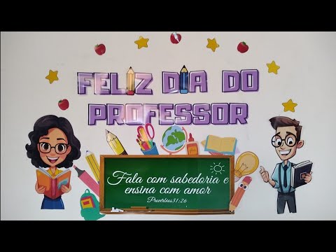 Decoração e lembrancinha para o dia do professor 👩‍🏫🧑‍🏫