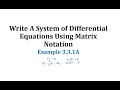 Matrix Equations and Differential Systems