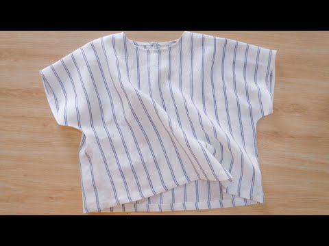 It's easy to cut and sew girl's top