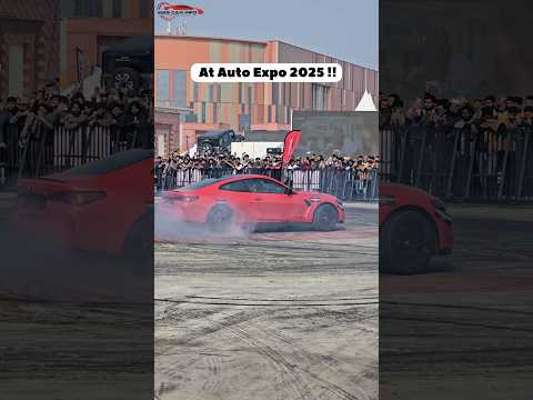 BMW Drifting🔥!! Bharat Mobility Auto Expo 2025 | BMW M4 Drifting | BMW on Fire | M2S Car Info