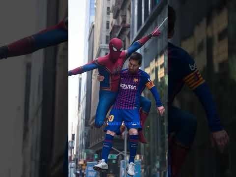 Spider Man Saves Messi 🕷️🚨