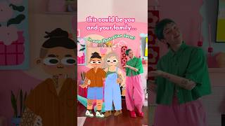 get a cute illustration of you and your family! 🌈