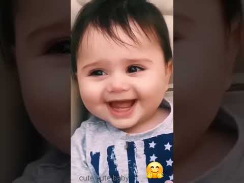 Baby laughing hysterically || Cutebaby Reaction || Baby Compilation || funny baby 🤣💖✨