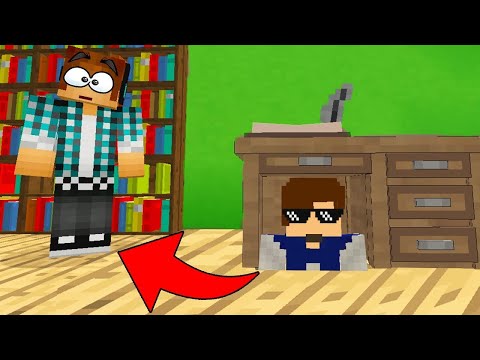 SERÁ QUE O AUTHENTICGAMES CONSEGUE ME ENCONTRAR?! MINECRAFT ESCONDE - ESCONDE