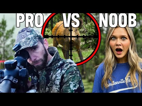 Twin Noobs vs PRO shooting challenge!