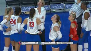 Ole Miss vs  #22 Florida | Women Volleyball Oct 3,2021