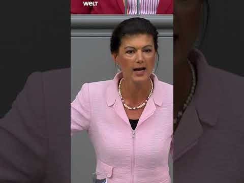 "Wir haben die dümmste Regierung Europas!" WAGENKNECHT teilt aus! I WELT #shorts