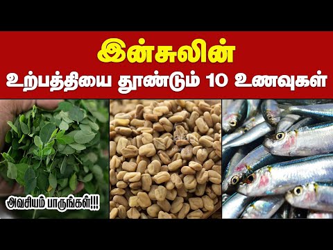 இன்சுலினை தூண்டும் 10 உணவுகள்|Top 10 Foods to improve insulin production |foods to stimulate insulin