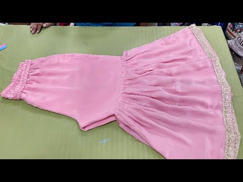 नए लोग शुरू से सीखें: Sharara full stitching with easy tips | Make Sharara with Full Tutorial