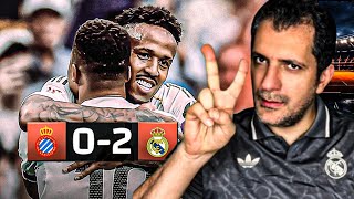 ريال مدريد اسبانيول 0/2 😱هيمنة مدريدية ❌ سر هجوم المدرديستا 😡 تبديل فينيسوس 🚨