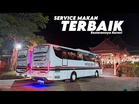 SERVICE MAKAN DI RESTO BARU, ENAK BANGET ! Denpasar Jogja Naik Bus Surya Bali Terbaru