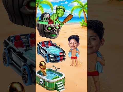 Which is the pool safest for Ronaldo Jr.? 🏊😱  Ronaldo🐐, Messi🔥, IshowSpeed 🤪