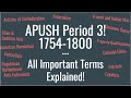 Key Terms of APUSH Period 3 Explained