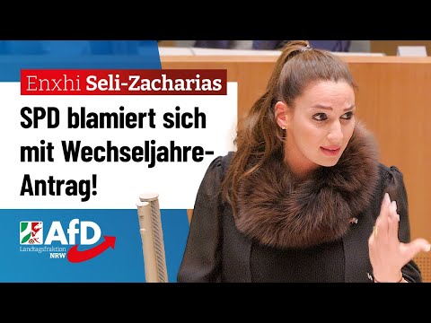 SPD blamiert sich mit peinlichem Wechseljahre-Antrag! – Enxhi Seli-Zacharias (AfD)