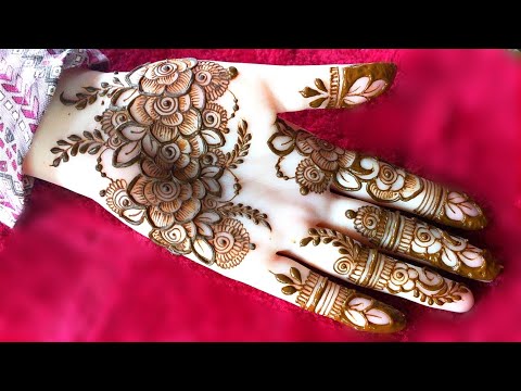 New Floral front hand mehndi design | simple mehndi | mehndi ka design | Mehndi design | Mehndi