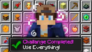I Used EVERYTHING in Minecraft Hardcore!