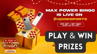 How To Play IQOO Bingo Challenge ! @iqoomaxpowerbingo