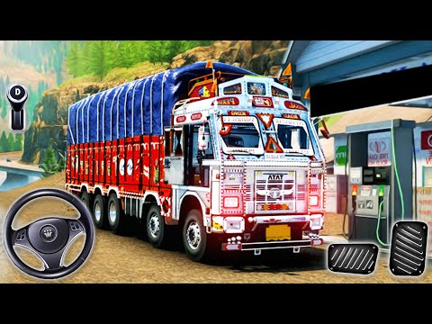 Indian TATA Truck Offroad Simulator 3D - Indian Truck Offroad Cargo Sim - Android GamePlay