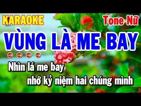 Karaoke Vùng Lá Me Bay Tone Nữ Nhạc Sống Rumba Dễ Hát 2025 | Thanh Hải