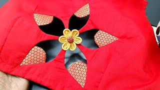 Latest And New Model Boat Neck Blouse Back Neck Design | 2025 Designer Blouse Design |