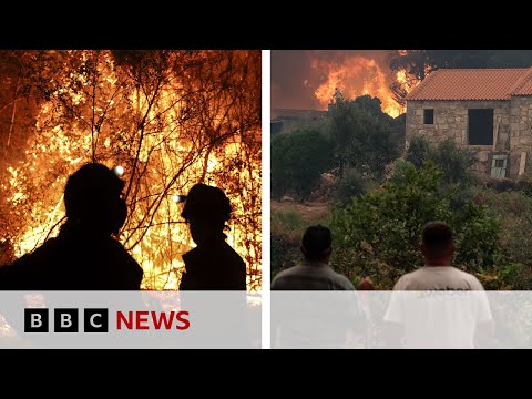 YouTube video thumbnail: Spain and Portugal Wildfires Drive Worst EU Season on Record