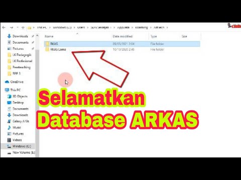 Cara Backup RKAS 2021 / Cara Back Up ARKAS 3.00 un
