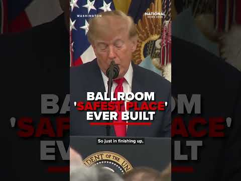 White House Ballroom ’SAFEST PLACE ever built,’ | Trump describes it as drone, missile &amp; bulletproof