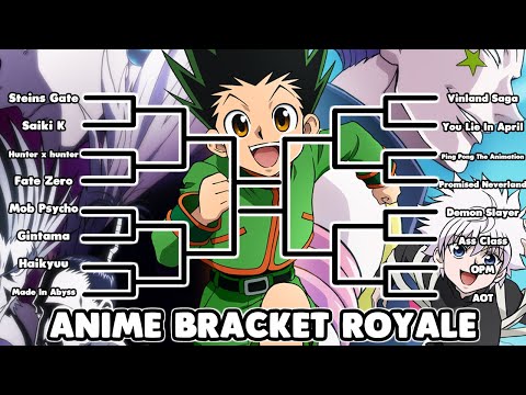 Best Anime Of The Decade BRACKET ROYALE - 2010s