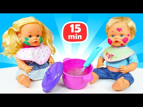 🍼🎀 ¡Un Día en la Guardería Infantil para Muñecas! Juegos Divertidos
