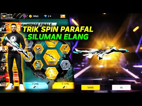 TRIK SPIN PARAFAL SILUMAN ELANG !! TRIK SPIN TOKEN RING RAMPAGE FINAL TERBARU FF !!