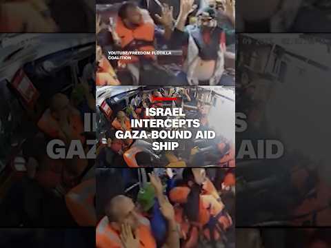 Israel intercepts Gaza-bound aid ship