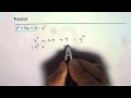 Factoring Perfect Square Polynomials