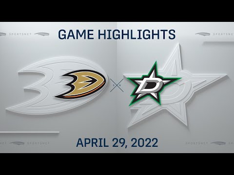NHL Highlights | Ducks vs. Stars - Apr. 29, 2022