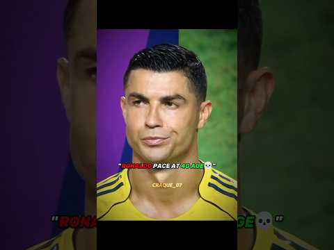 40 Year Old Ronaldo Pace 💪🥶