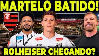 MARTELO É BATIDO! A VERDADE SOBRE ROLHEISER NO FLAMENGO! CLAUDINHO?