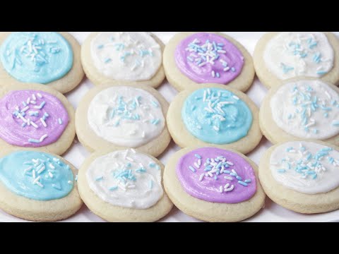 The Softest Frosted Sugar Cookies Ever