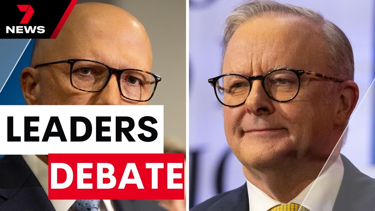 Albanese and Dutton face off in first election debate | 7NEWS
