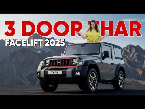 Mahindra Thar 3 Door Facelift 2025 - Super Luxurious + Offroader 😍