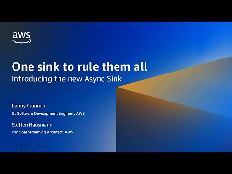 Introducing the new Async Sink | Amazon Web Services