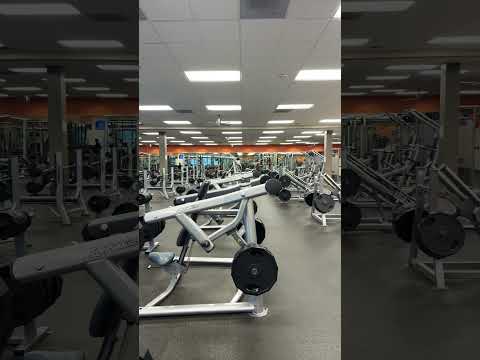 The empty gym on rain day